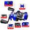 Amazon Good Price  Metal 18+1BB 7-10 kg Max Drag 7.1:1 Bait Casting Reels Red Blue Color reel fishing saltwater