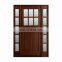 dark black wooden front exterior door installation for factory sales