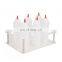 Kitchen Jar Condiment Holder Acrylic Plastic Spice Organizer Storage Holder Spice Rack