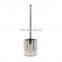 Household Standing Smooth Matte Powder Coating Thick Stainless Steel Toilet Bowl Brush Holder