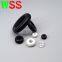 Black Rubber Grommet Silicone Rubber Part PVC Ring Wiring Grommet