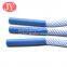 blue plastic aglet round polyester drawstring lace aglet plastic shoelace aglet tipping