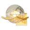Modern metal glass ball lights Sconces Indoor Stair Light Fixture Bedroom Bedside Home Hallway loft passage wall Lamp