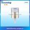 Treatment pump metal liquid dispenser with dome overcap