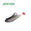 JOHNCOO Soft Lead Fishing Lures T Tail Soft Bait Single Hook Baits Artificial Bait Jig Wobblers Rubber 80mm9.5g Lure