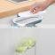 Portable Plastic Garbage Hanging Bag Kitchen Trash Storage Rack Bag Hook Scouring Pad Dry Shelf Holder Kitchen Organizer