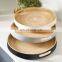 Healthy Product Spun Bamboo Serving Tray Storage Tray Coffee Tray Wholesale In Bulk