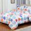1pc Made in China Microfiber Printing Pink and Grey Stripes Peach Colored Comforter Beding Set/Chinese Bedding Set
