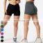 Quick Dry V Waist Scrunch Butt Biker Shorts Custom Logo Running Sports Pants Gym Fitness Leggings Women Seamless Yoga Shorts