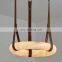 Factory direct sales ring alabaster pendant light suitable bedroom living room foyer lobby decor lighting LED leather chandelier