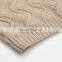 OEM Manufacturer's Casual Solid Embroidered Candy Color Sleeveless Pullover V-Neck Knitted Cashmere Sweater Vest Outer Wear