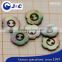 J&C Brown MOP shell buttons,pearl shell buttons for fashion shirt.BR028, BR029