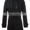 OEM celebrity fashion mens black winter trench coat