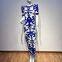women's knitted dress with pattern