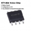 KT148A Voice Chip High-Quality Sound IC Button Control Configurable Built-in Memory Electronic Music Kit Sound Prompt Alarm Box Reprogrammed low Cost