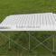 Portable outdoor folding table