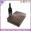 Customization top quality wood box for wine glasses