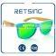 Hot sell personalized plastic bamboo sunglasses with revo lenses