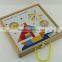 Wooden childrens jigsaw puzzle building block toy