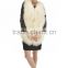 Long Irregular Style Winter Real Whole Hide White mongolian sheep fur Vest