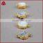 Small round galaxy quartz agate druzy geode gemstone connector from wholesale guangzhou fashion jewelry market
