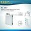 Square Circinal Angle 90 Degrees Double Side Bathroom Glass Door Clamp/Hinge
