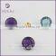 Wholesale amethyst round shape synthetic gems hydrothermal quartz