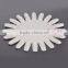 Oval plastic nail art polish display wheel