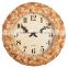 Eco-friendly Home Decor Large Rattan Design Polyresin Custom Wall Clock