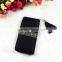 High Quality New Fashion Long Black Women Flower Leather PU Designer Wallet