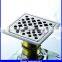 4 inches stainless steel shower floor grate drain