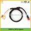 Red&Black nylon braided 1.5m/5ft m/m HDMI to 3RCA converter line with high data transfer speed