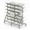 Stainless Steel Mobile Boot Rack 30 for hospital or Clean Room