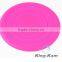 Colorful silicone dog flying saucer training playing game frisbee golf