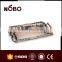 stainless steel copper spraying rectangular serving tray
