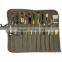 Portable canvas paintbrush bag, pen shade
