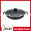 32cm Die Casting Aluminum Chinese Wok/Non-stick Chinese Woks with Glass Lid