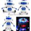 Hot battery operated toy robot with music and rotat Dancing robot toys