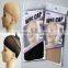 Real Hair Wigs Stocking Cap Weaving Mesh Net Fishnet Elastic Liner Black