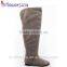 OEM,ODM women flat boots over knee boot shoes
