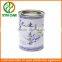China supplier food grade airtight double lid round tea tin can