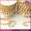 Rhinestone Brass Cup Chain