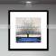 cheap square black wall hanging plastic photo picture frame