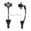 2 Port Usb Charger folding mobile phone cahrging holder gooseneck holder