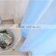 New fashion hookless shower curtain blue linen fabric curtain
