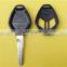 Blank Replacement 2 Buttons Uncut Right Groove Blade Remote Key Blank Mistubishi Car Key