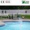 pvc gardening vinyl privacy fencing with top picket
