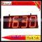 Red 15 inch LED waterproof yellow led gas station price sign
