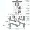 Y Type 3 way check valve Swing check valve