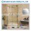 hinged shower door clear tempered glass pannels for bathroom CE ANSI approved 6mm 8mm 10mm